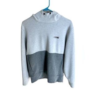 American Eagle Men’s Sweatshirt Hoodie Grey Two Tone Activewear